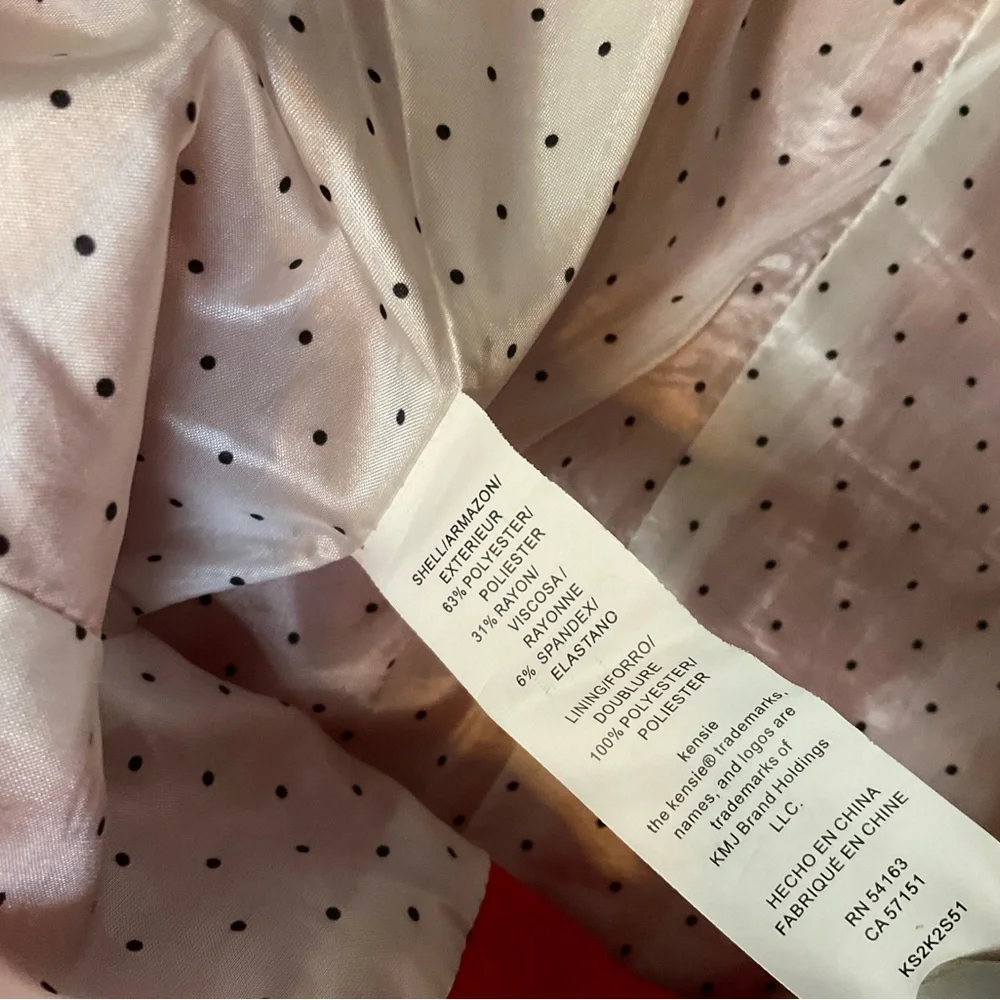 Kensie Red Blazer - Picture 3 of 6